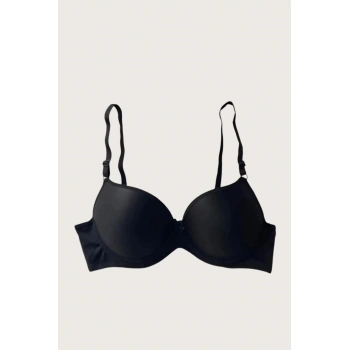 MARSiLYAN- Mikro Kumaş Push Up Dolgulu Balenli Günlük Tek Destekli Sütyen