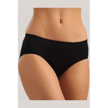 MARSiLYAN- Siyah Dikişsiz Slip Külot