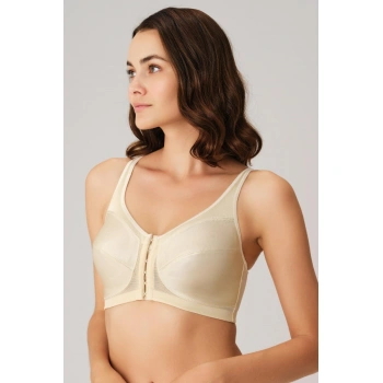 MARSiLYAN- Toparlayıcı Minimizer Balensiz Desteksiz Dolgusuz Önden Açılan Sırt Destekli Medikal Sütyen