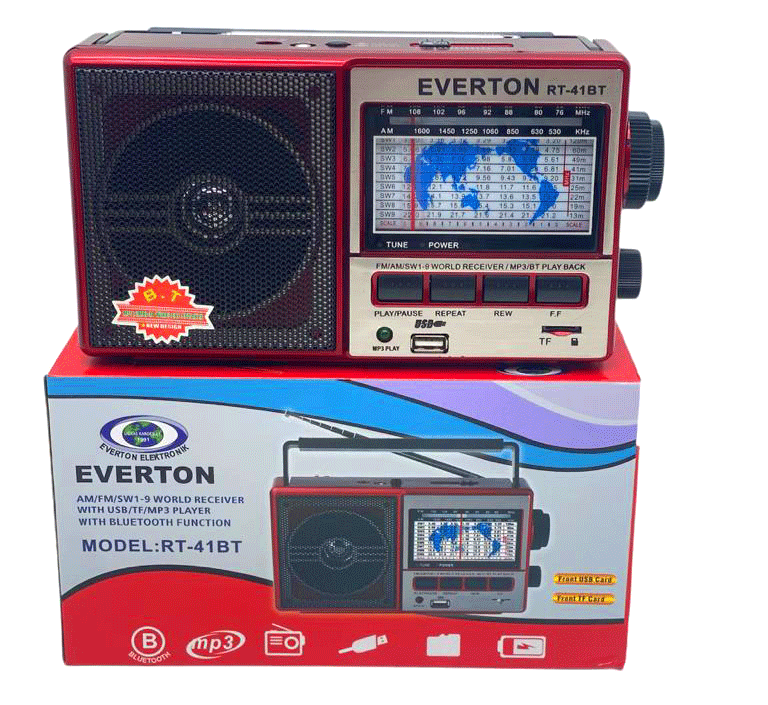 RT-41BT USB ŞARZLI RADYO BLUETOOTH - MP3 - TF CARD (4887)