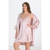 MARSiLYAN- 2li Pudra Sabahlık Takımı Bigsize 6214