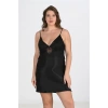 MARSiLYAN- 2li Siyah Sabahlık Takımı Bigsize 6213
