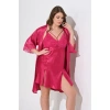 MARSiLYAN- 2li Vişne Sabahlık Takımı Bigsize 6212