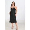 MARSiLYAN- 2li Siyah Sabahlık Takımı Bigsize 6221