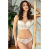 MARSiLYAN- Balenli Destekli Dolgulu Dantelli Büstiyer Sütyen Ve Slip Takım