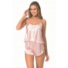 MARSiLYAN- Somon Saten Babydoll Şort Takımı