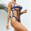 MARSiLYAN- Fantezi Lastik Body Harness Mavi