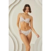 MARSiLYAN- Puantiyeli Şık Desenli Kaplı Bikini Takımı