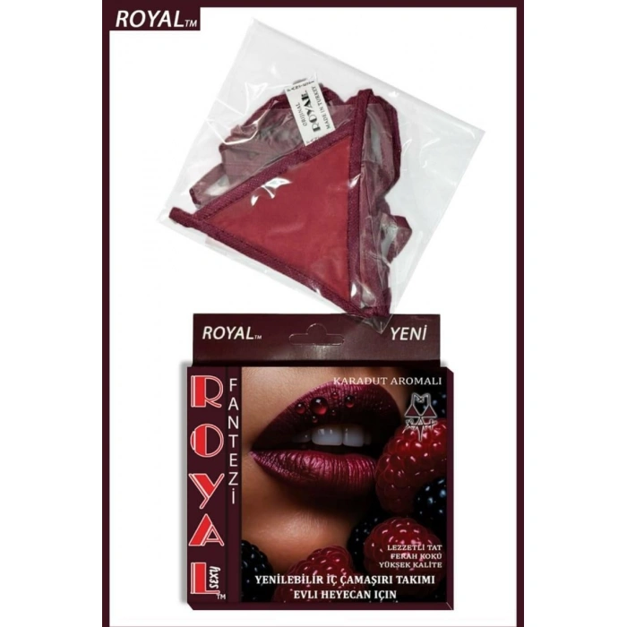  Fantezi Tüketilebilen Yenilebilir Karadut Aromalı İç Çamaşırı Takımı