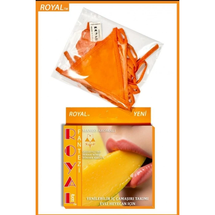Fantezi Tüketilebilen Yenilebilir Mango Aromalı İç Çamaşırı Takımı