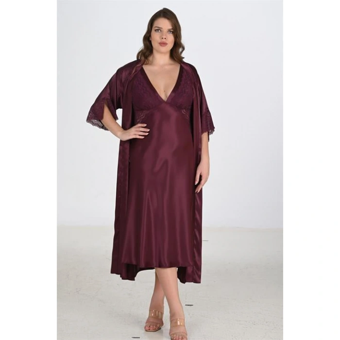 MARSiLYAN- 2li Mürdüm Sabahlık Takımı Bigsize 6223