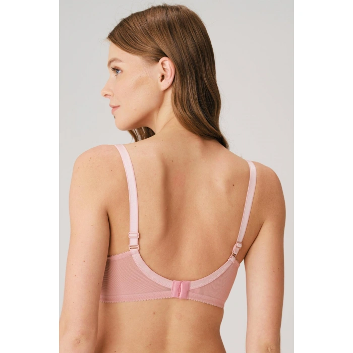 MARSiLYAN- Balenli Desteksiz Dolgusuz Toparlayıcı Dantelli Küçültücü Sütyen