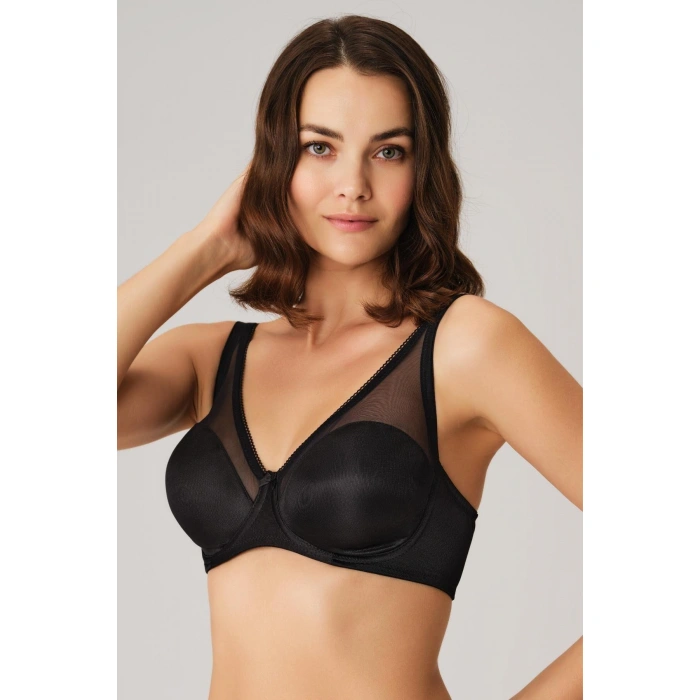 MARSiLYAN- Balenli Desteksiz Dolgusuz Toparlayıcı Günlük Klasik Küçültücü Sütyen