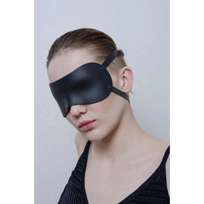 MARSiLYAN-  Düz Siyah Maske Uyku Gözlüğü