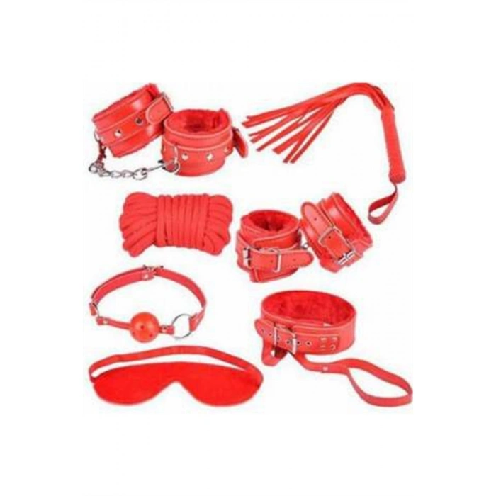 MARSiLYAN-  Grinin 50 Tonu Fantazi Kelepçe Kırbaç Seti