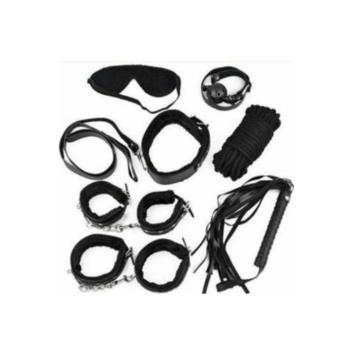 MARSiLYAN-  Grinin 50 Tonu Fantazi Kelepçe Kırbaç Seti