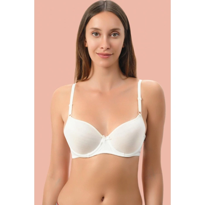 MARSiLYAN- Beyaz Dolgulu Mikro Tek Sütyen