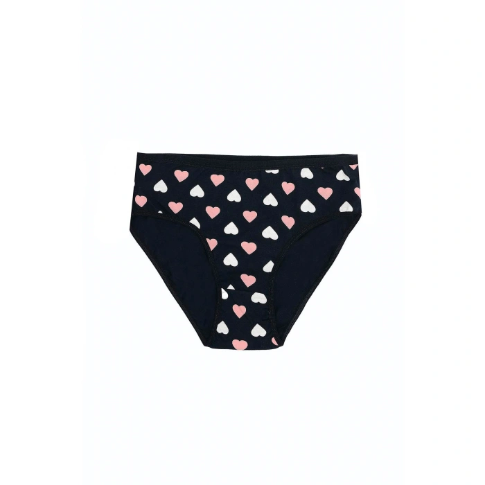 MARSiLYAN- Büyük Beden Pamuklu Likralı Karışık Renkli 3lü Külot