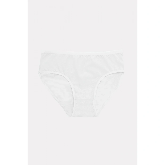 MARSiLYAN- Büyük Beden Pamuklu Siyah Beyaz Ten Rengi 3lü Külot