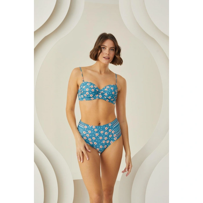 MARSiLYAN- Deep Straplez Yüksel Bel Bikini Takımı