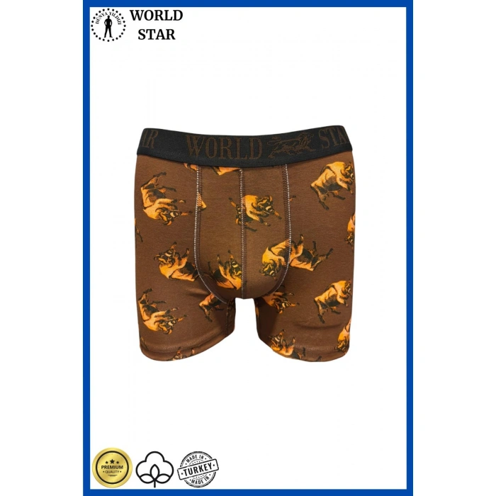 MARSiLYAN- Likralı Pamuklu Renkli Erkek Boxer