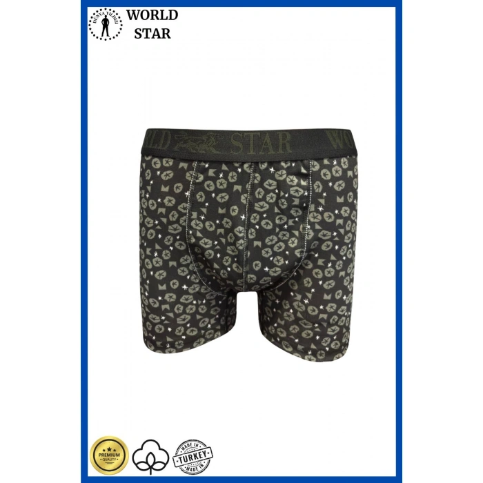 MARSiLYAN- Likralı Pamuklu Renkli Erkek Boxer