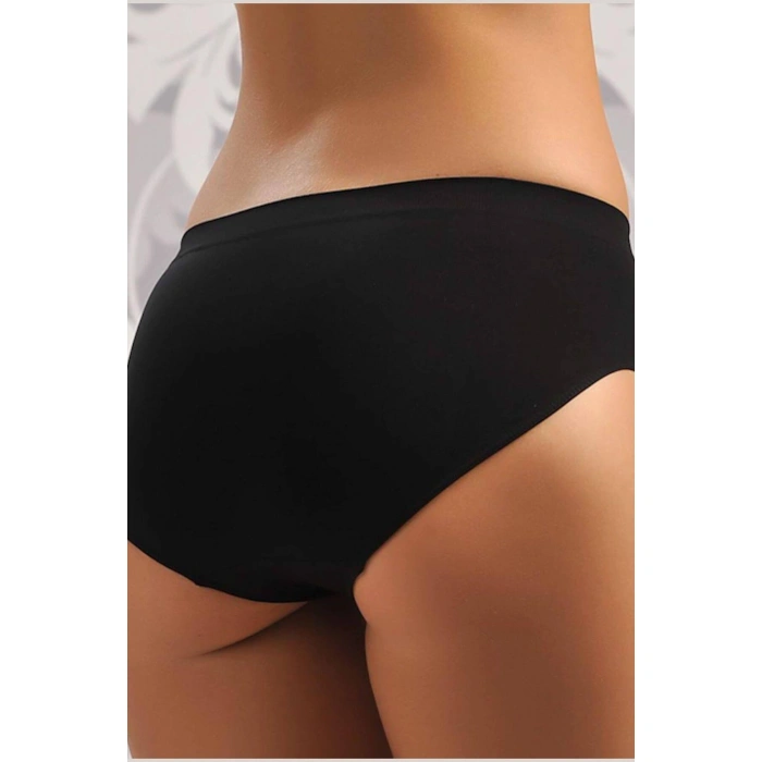 MARSiLYAN- Siyah Dikişsiz Slip Külot