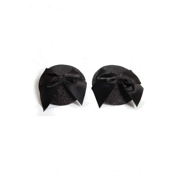 MARSiLYAN- Siyah Fiyonklu Fantezi Göğüs Ucu Kapatıcı