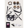 MARSİLYAN-Sexy Görselli Oyun Kartı Kama Sutra 7li Leopar Harness Set