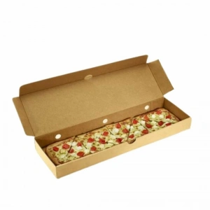 Baskısız Pide Kutusu 41x13.5x4 cm Kahverengi