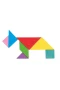 03 569 Ahşap Manyetik Tangram -Pilsan