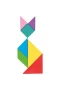03 569 Ahşap Manyetik Tangram -Pilsan
