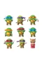 1020345 SUN-ITG-CLT-3D FİGÜR N TURTLES BUDDIES SÜRPRİZ PAKET NINJ 36D