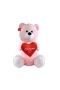 1028P Oturan Sevimli Ayı Pembe 80 cm