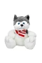 1030 Oturan Husky Atkılı Köpek 30 cm
