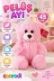 1216P PUFFY SALAŞ AYI 45 CM PEMBE