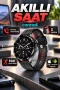 1.55 İnç Akıllı Saat – 3 Kordonlu, Arama Yanıtlama ve 100 Spor Modu, iOS Android Uyumlu