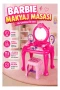 1609 Barbie Ayaklı Makyaj Masası ve Sandalye Seti - Dolu