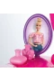 1609 Barbie Ayaklı Makyaj Masası ve Sandalye Seti - Dolu