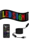 16x96 LED Matrix Esnek RGB Yazı Paneli 60 cm Programlanabilir Kayan Yazı Ekranı