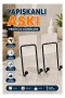 2li Yapışkanlı Duvar Askısı – Pratik Düzenleme Askılığı