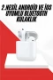 2. Nesil Bluetooth Kablosuz Kulaklık Android iOS Uyumlu Çağrı Cevaplama Özellikli