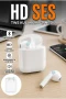 2. Nesil TWS Bluetooth Kulaklık Beyaz Kablosuz Dokunmatik Sensörlü Bluetooth 5.0