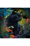 20071 PUZZLE 500 Black Panther With a Tropical