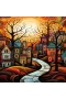 20076 PUZZLE 500 HOUSES
