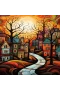 20076 PUZZLE 500 HOUSES