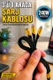 240W PD Destekli 3ü 1 Arada USB Çoklu Şarj Kablosu