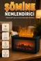 250 ml Alev Efektli Aromaterapi Nemlendirici – Uzaktan Kumandalı LED Gece Lambası
