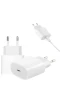 25W iPhone 15 ve 15 Pro Max Uyumlu USB-C Hızlı Şarj Adaptörü Type-C to Lightning Kablo Seti