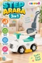 2634 Pedalsız Step Araba 3IN1 -canrodi
